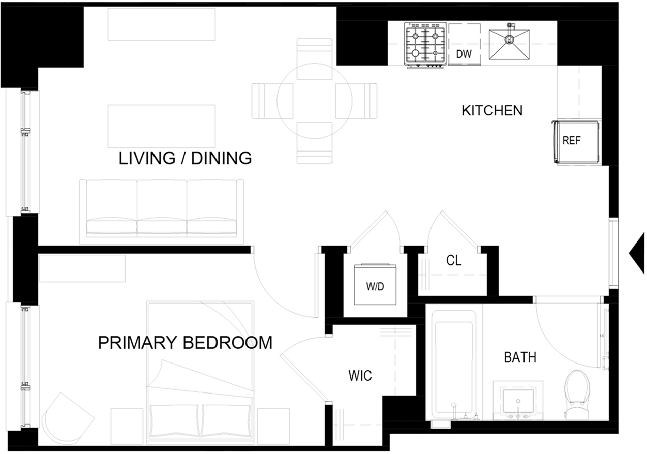 Floor plan layout diagram for 333-533